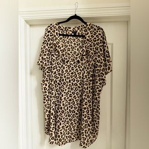 Torrid Leopard Print Top - Brown and Black